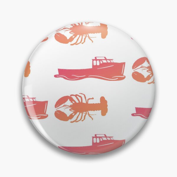 Item preview, Pink and Orange Ombré lobsterman sticker pack  designed and sold by Dalaura.
