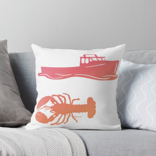 Item preview, Pink and Orange Ombré lobsterman sticker pack  designed and sold by Dalaura.