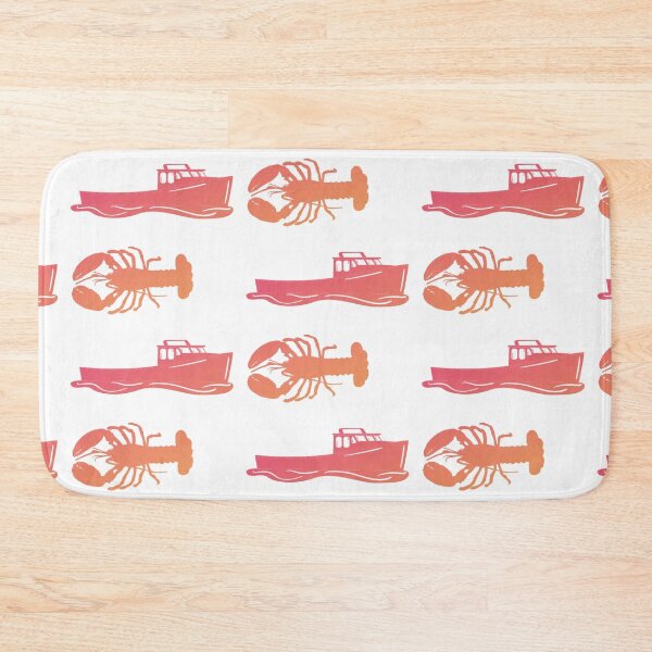Item preview, Pink and Orange Ombré lobsterman sticker pack designed and sold by Dalaura.