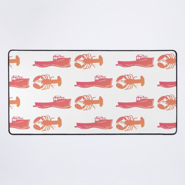 Item preview, Pink and Orange Ombré lobsterman sticker pack  designed and sold by Dalaura.