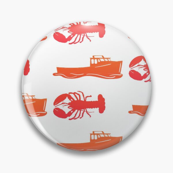 Item preview, Red and Orange Ombré lobsterman sticker pack  designed and sold by Dalaura.