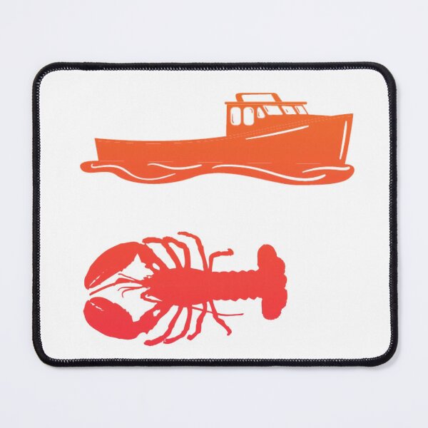 Item preview, Red and Orange Ombré lobsterman sticker pack designed and sold by Dalaura.