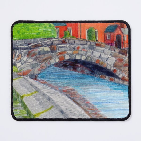 Item preview, 598 - RIVER EITHA, MILL LANE, PENYCAE - DAVE EDWARDS - COLOURED PENCILS - 2021 designed and sold by BLYTHART.