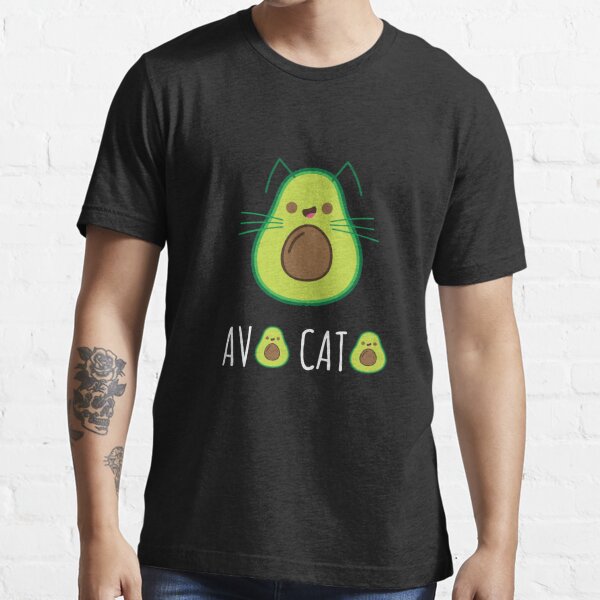 Cute Cat T Shirt Mens Avocado T Shirt Mens Cat T Shirt Cat 