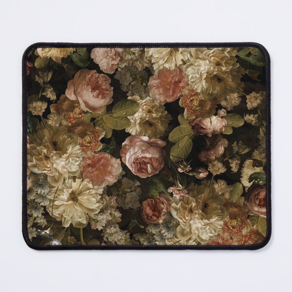 Item preview, Antique Lush Midnight Baroque Flower Botanical Night Garden Nightgarden designed and sold by UtArt.