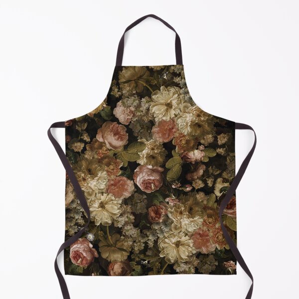 Item preview, Antique Lush Midnight Baroque Flower Botanical Night Garden Nightgarden designed and sold by UtArt.