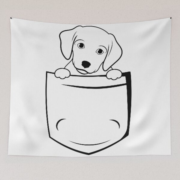 Item preview, Labrador dog in your pocket designed and sold by mariahparker1.