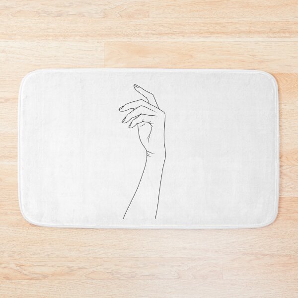 Item preview, Woman's hand line drawing designed and sold by smotrivnebo.