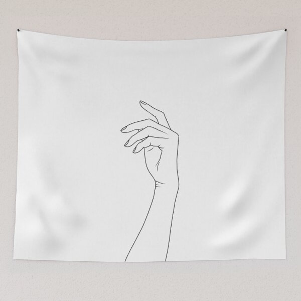 Item preview, Woman's hand line drawing designed and sold by smotrivnebo.