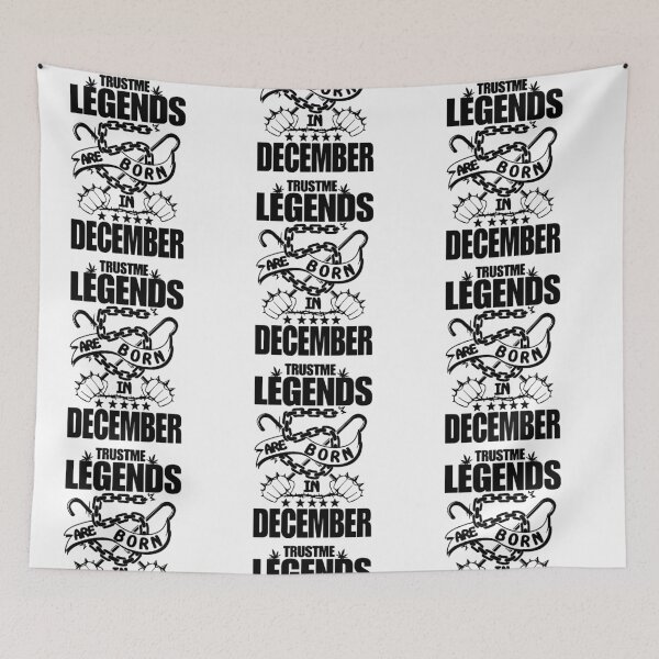 Item preview, Trust me Legends are born in December Chains Gift Premium Apparel Funny Holiday Xmas designed and sold by DesignByHeartUK.