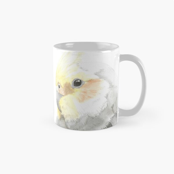 Item preview, cockatiel watercolor portrait designed and sold by L'Atelier Oranjade.