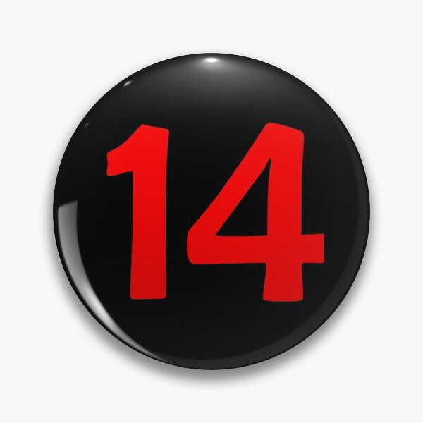 Item preview, number fourteen (14) red designed and sold by roartstreet.