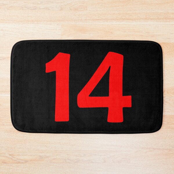 Item preview, number fourteen (14) red designed and sold by roartstreet.