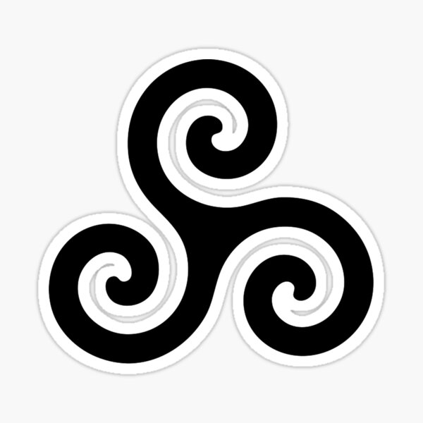 Triskelion vinyl sticker decal triskel celtic symbol car laptop Triskelion vinyl sticker decal triskel celtic symbol car laptop