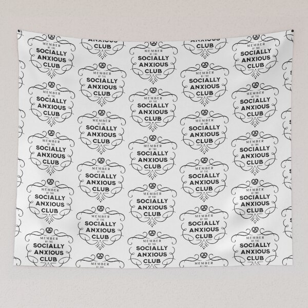 Item preview, Member of the Socially Anxious Club 2 designed and sold by VicEllisArt.