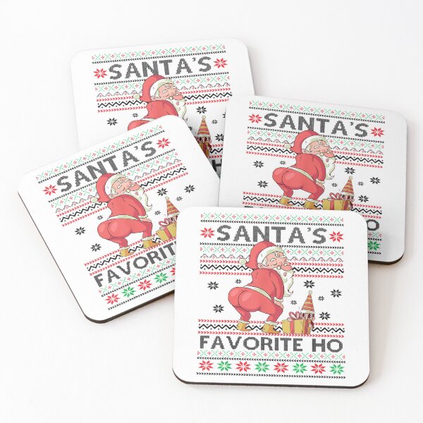 Item preview, Santa's Favorite Ho - Twerking Santa Offensive Ugly Sweater designed and sold by Kelly993.