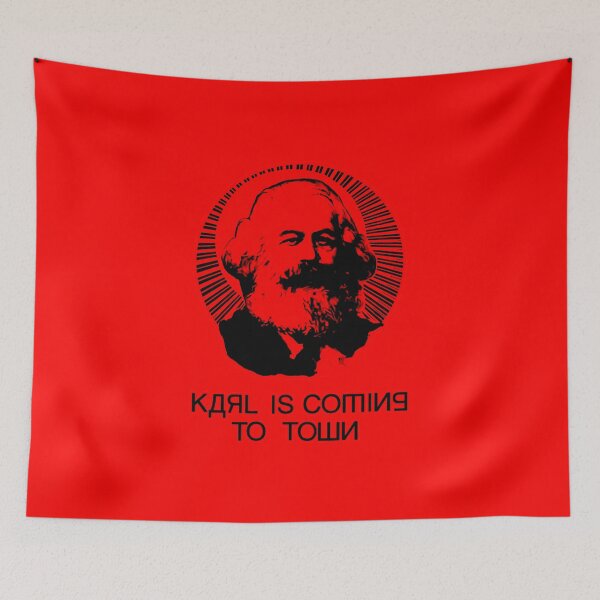 Item preview, Karl Marx is coming to town designed and sold by Careful Disorder.