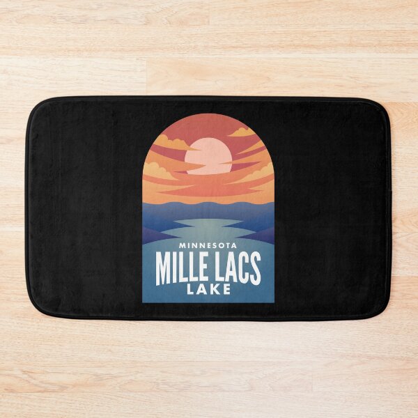 Artikelvorschau, Mille Lacs Lake MN Retro Sunset entworfen und verkauft von HalpinDesign.