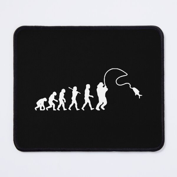 Item preview, Evolution of Fishing Born to go fishing Forced to work Fisherman Stick Figure Bones I love Fishing Art Design Happy Apparel Essential Inspiration Joy Mood Funny designed and sold by DesignByHeartUK.