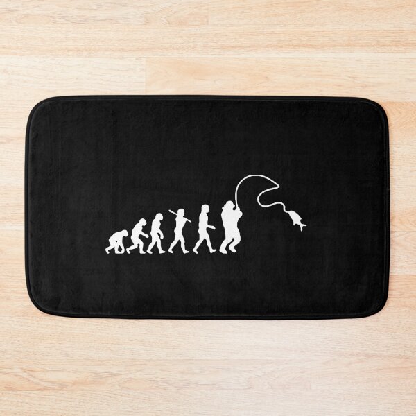 Item preview, Evolution of Fishing Born to go fishing Forced to work Fisherman Stick Figure Bones I love Fishing Art Design Happy Apparel Essential Inspiration Joy Mood Funny designed and sold by DesignByHeartUK.