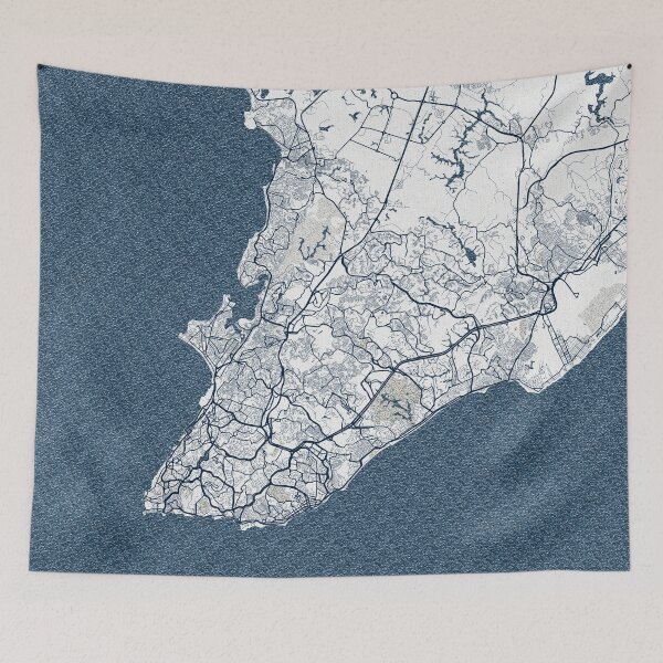 Item preview, Salvador City Map of Bahia, Brazil - Coastal designed and sold by deMAP.