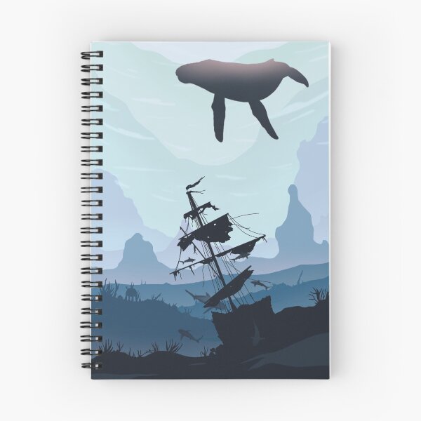 Item preview, Underwater treasures print designed and sold by Tiny Tiny Studio.