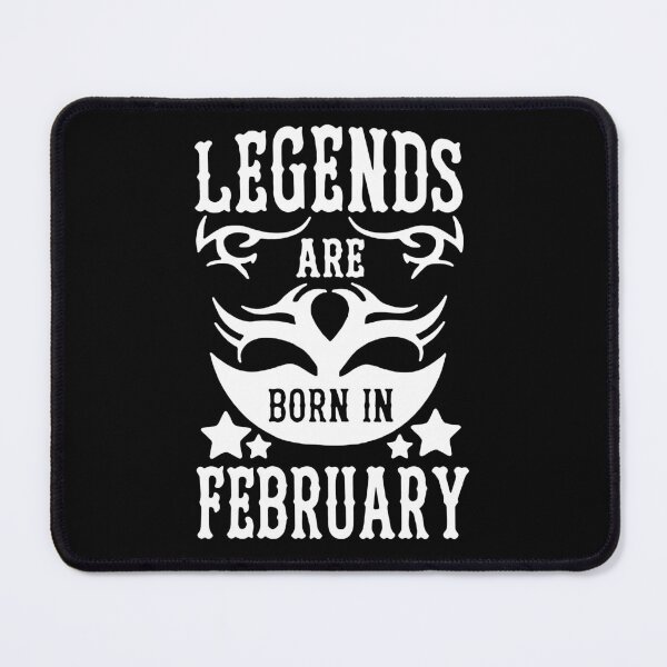 Artikelvorschau, Trust me Legends are born in February Chains Gift Premium Apparel Funny Holiday Xmas entworfen und verkauft von DesignByHeartUK.