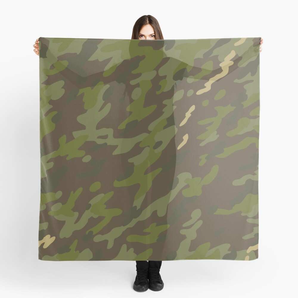 小物 camouflage pattern long stole BENETTON camouflage pattern stole | nuts about