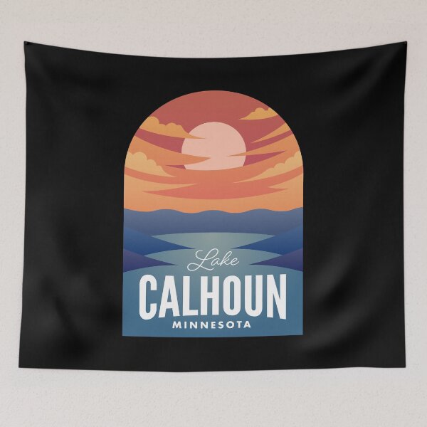 Item preview, Lake Calhoun MN Retro Sunset designed and sold by HalpinDesign.