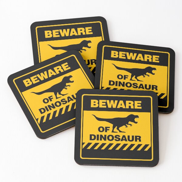 Item preview, Beware Of Dinosaur designed and sold by BreslauBadger.