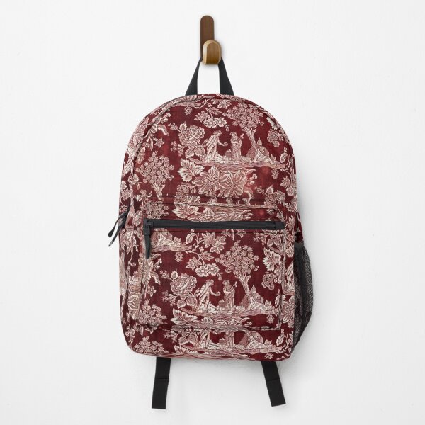 Item preview, ANTIQUE FLORAL FRENCH PATTERN,PASTORAL SCENE,RED WHITE FLOWERS AND LEAVES designed and sold by BulganLumini.