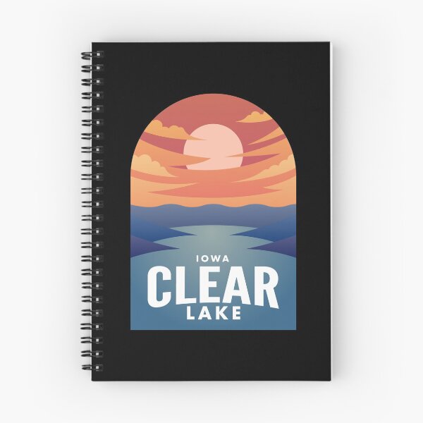 Artikelvorschau, Clear Lake IA Retro Sunset entworfen und verkauft von HalpinDesign.