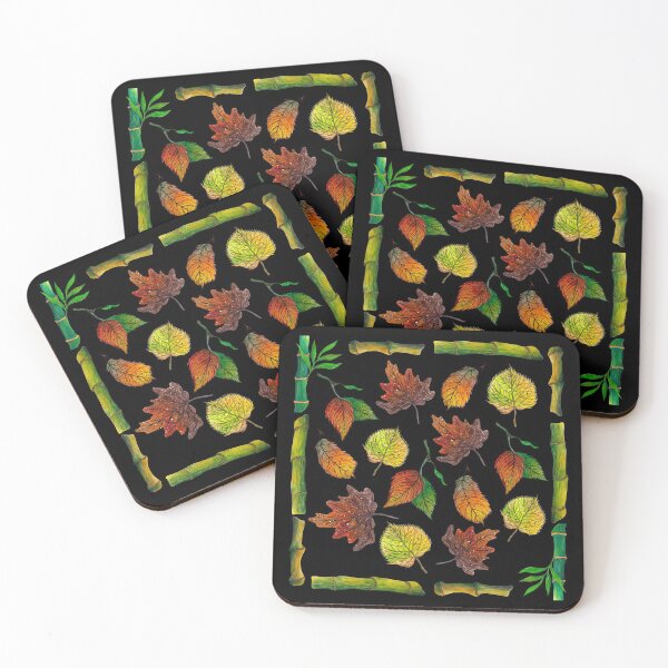 Item preview, Falling Autumn Leaves trendy bright,vibrant colors trendy pattern designed and sold by cutecrazytshirt.