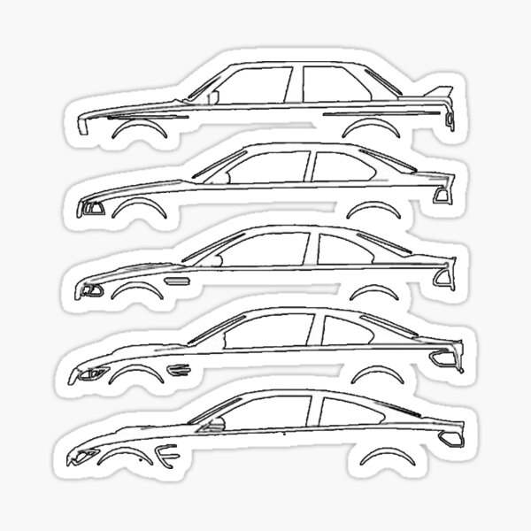 CAR E30 MOTORSPORT SERIES Sticker