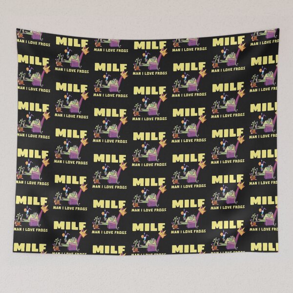 Item preview, Man I like Frogs MILF Funny pun designed and sold by art-fox.