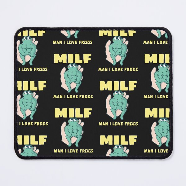 Item preview, Man I like Frogs MILF Funny pun designed and sold by art-fox.