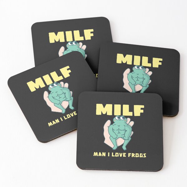 Item preview, Man I like Frogs MILF Funny pun designed and sold by art-fox.