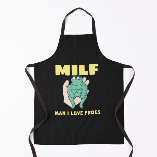 Item preview, Man I like Frogs MILF Funny pun designed and sold by art-fox.