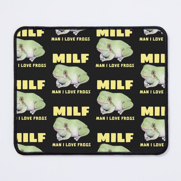 Item preview, Man I like Frogs MILF Funny pun designed and sold by art-fox.