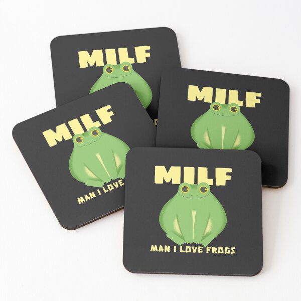 Item preview, Man I like Frogs MILF Funny pun designed and sold by art-fox.
