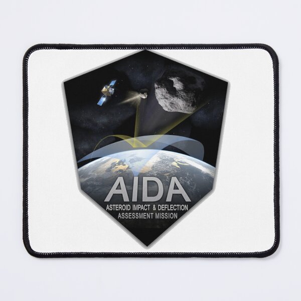 Item preview, Asteroid Impact and Deflection Assesment (AIDA) Mission Logo designed and sold by Nikki SpaceStuffPlus.