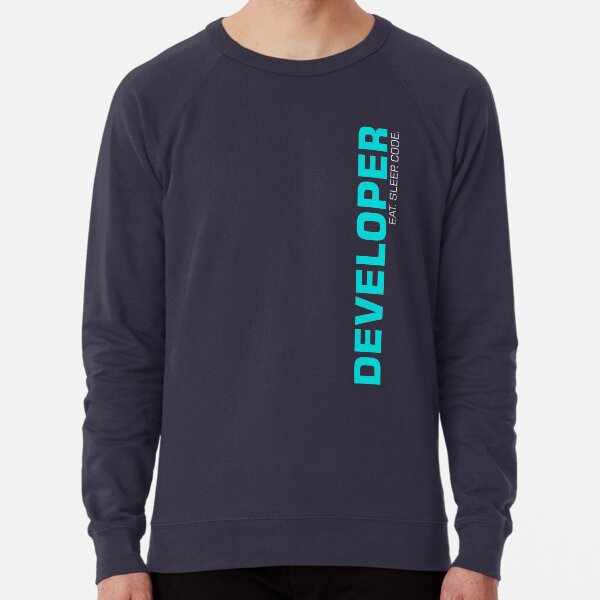 Eat Sleep Code Repeat Developer Programmer Lightweight Sweatshirt