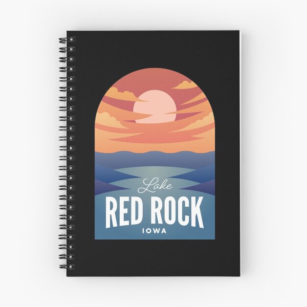Artikelvorschau, Lake Red Rock IA Retro Sunset entworfen und verkauft von HalpinDesign.