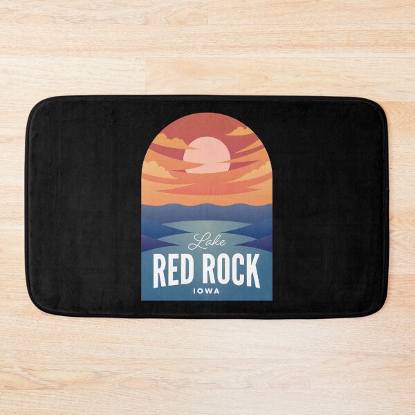 Artikelvorschau, Lake Red Rock IA Retro Sunset entworfen und verkauft von HalpinDesign.