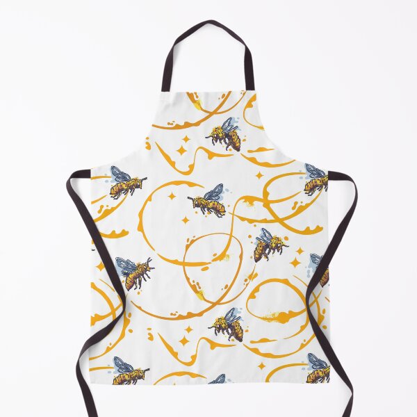 Item preview, Light Honey Bee Pattern designed and sold by grafikis.
