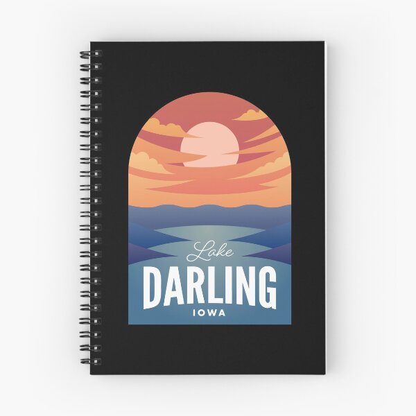 Artikelvorschau, Lake Darling IA Retro Sunset entworfen und verkauft von HalpinDesign.