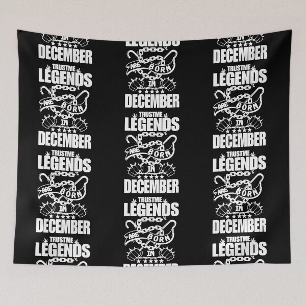 Item preview, Trust me Legends are born in December Chains Gift Premium Apparel Funny Holiday Xmas designed and sold by DesignByHeartUK.
