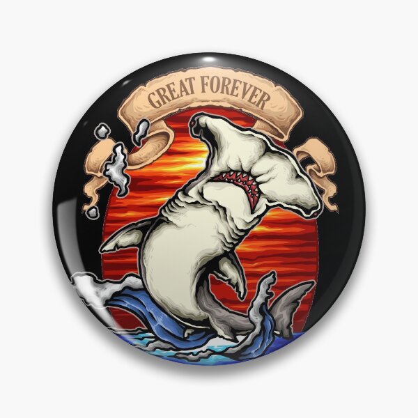 Item preview, King of ocean Shark designed and sold by BeeMeCreative.