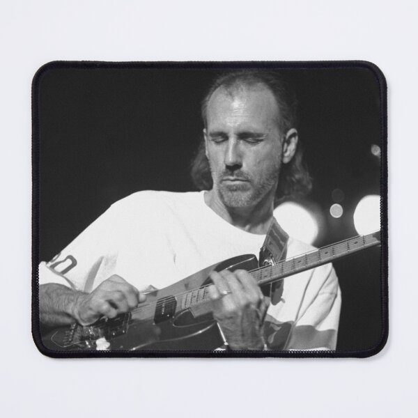 Item preview, Larry Carlton BW Photograph designed and sold by ConcertImages.