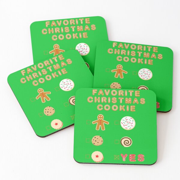 Item preview, Favorite Christmas Cookie Checklist - Funny Christmas designed and sold by skauff.